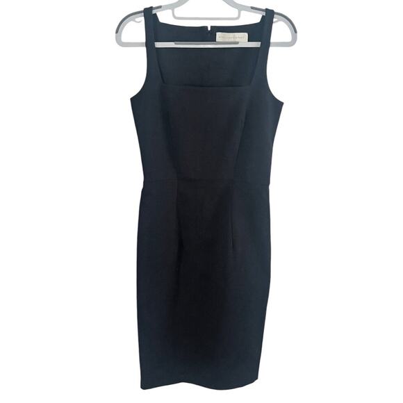 Stella McCartney Square Neck Sheath Dress •IT 44/ US 8• Pencil Black $1230 - Picture 1 of 14